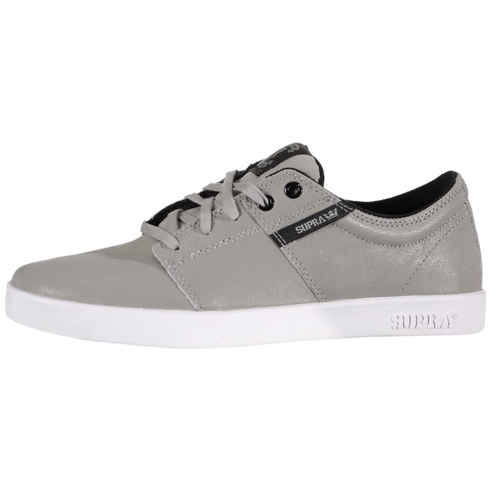 Baskets Basses Supra Stacks Grise Grey Fiberglass Homme | HBB-95221656